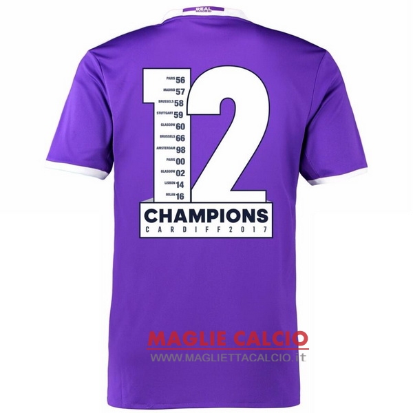 nuova champions 12 seconda divisione magliette real madrid 2016-2017